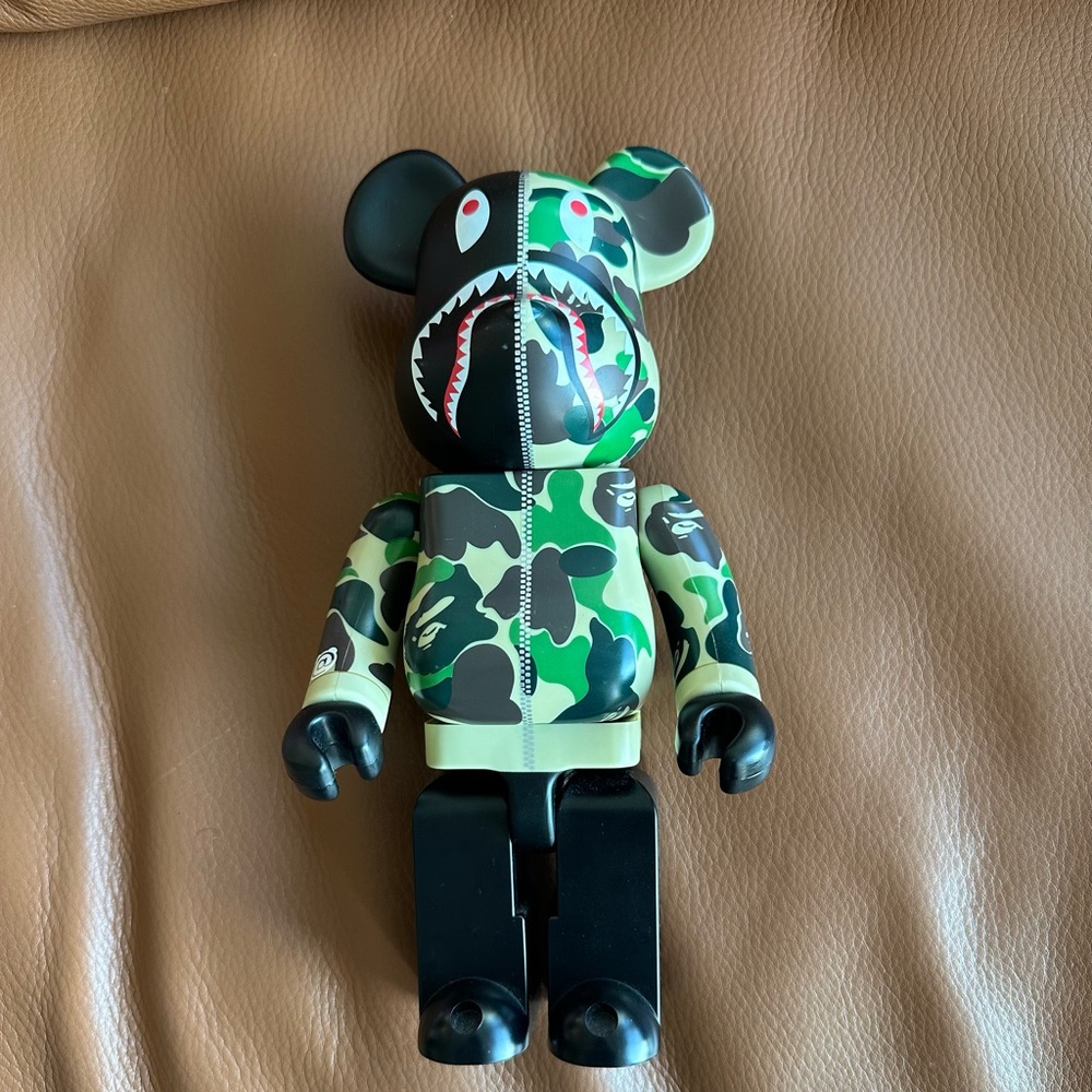 Bearbrick Bape Camo Shark 10th Anniversary hoodie no box